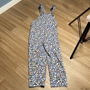 NWT Gorgeous river rocks print, Kavu brand, overalls